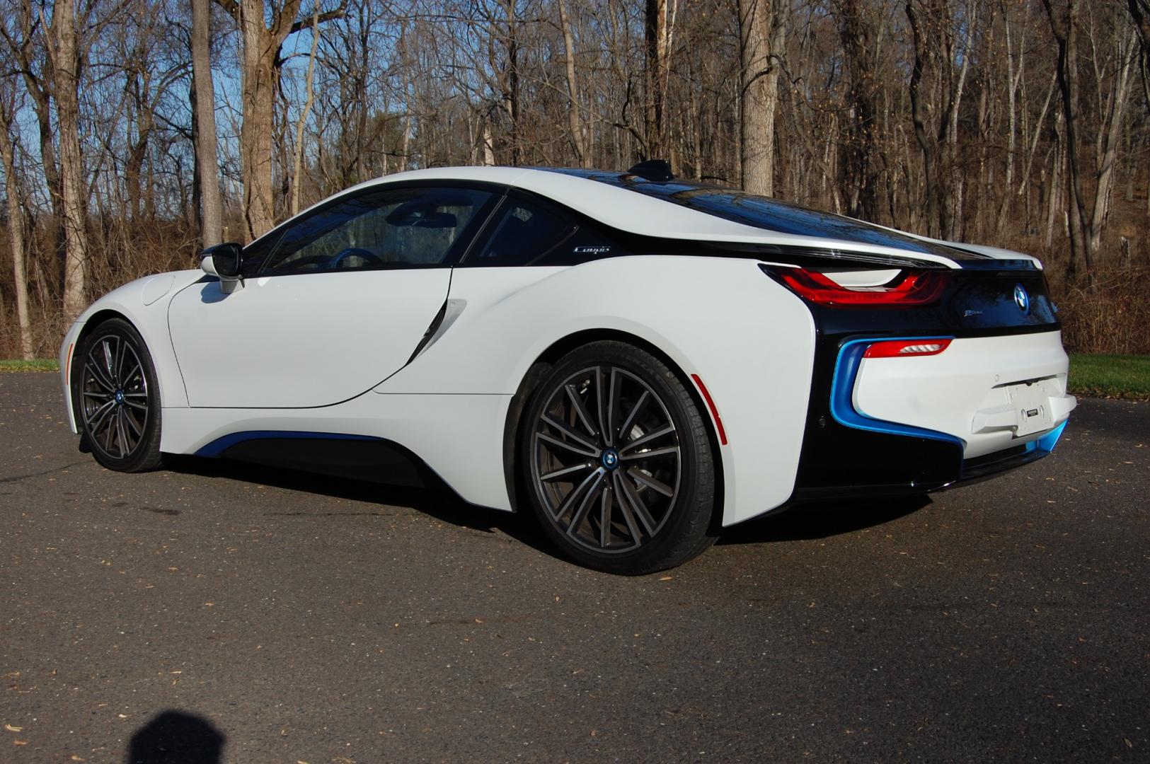 2019 White /Brown Leather BMW i8 (WBY2Z4C50KV) with an 3 cylinder Turbo/ Electric drive engine, Automatic transmission, located at 6528 Lower York Road, New Hope, PA, 18938, (215) 862-9555, 40.358707, -74.977882 - Here we have a beautiful looking and driving 2019 BMW i8 with 7,497 miles. This BMW has a 3 cylinder turbo gas engine with electric motors putting power to all four wheels via an automatic transmission. The interior offers brown leather, keyless entry, cruise control, tilt steering wheel, power wind - Photo#20